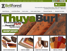 Tablet Screenshot of bellforestproducts.com
